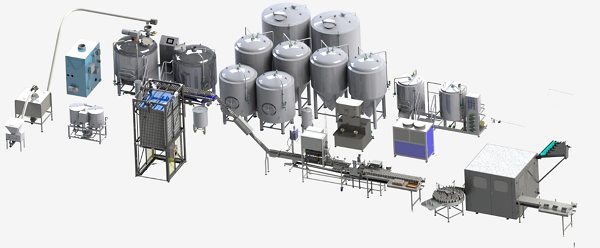 小中大型精酿啤酒厂生产设备厂家之和晟酿酒设备